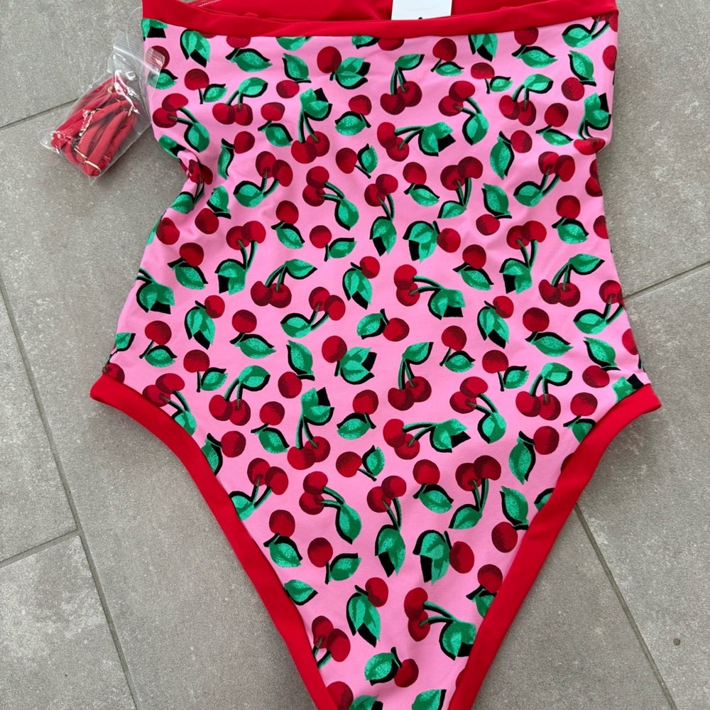 Beach Riot NEW Amber One pics swim Size M - Picture 4 of 7